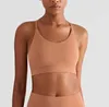 Yoga tank üstleri çıplak yelek lu-411 kadın üçgen güzel iç çamaşırı fitness hızlı kurutma spor sütyen