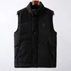 Marque Topstoney Designers Gilets en pierre pour hommes Nylon bicolore 80 doublure intérieure en velours pressant l'étiquette laser YKK fermeture éclair double couche étiquette de col en duvet de canard Island gilet manteau