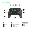 Gamecontrollers Joysticks GAMERUNS NS015 RGB BT Draadloze gamepadbediening voor /Lite/OLED Turbo Trillingsjoystick 6-assige gyrocontroller HKD230901