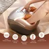 Foot Massager Marese M7 Plus Electric Machine med djup vibrationsmassage Uppvärmd rullande knådande luftkomprimering Hälsosam gåva 230831