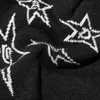 Beanie / Skull Caps KPOP Harajuku Casual Star Jacquard Knit Lana Cálida Mujer Sombrero Moda de invierno Y2K Grunge Hip Hop Hombres Cap Kawai Girl Beanie Street T230731