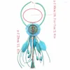Pendant Necklaces Handmade Bohemian Dream Catcher Charm Necklace Feather Stone Boho Statement Tassel Choker For Women 2023