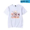 メンズTシャツサマーマフマフソラルレインプリント春のホリデーストリートグラフィティスタイルの男性/女性カジュアルTシャツノベルティカワイイ