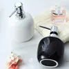 Flüssigseifenspender Keramik Küchenspüle Behälter Shampoo Pumpflasche Händedesinfektionsmittel für Badezimmerzubehör