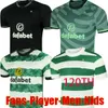 23 24 24 Celtic retro piłka nożna FC dom 2023 2024 Koszula piłkarska Męs