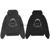 Men's Hoodies Sweatshirts Frog Drift Hoodies Sweatshirt Oversize Washed Old Shark Too Print Vintage Pullover Tops Streetwear HipHop Winter Keep Warm J230901