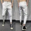 Pantaloni da uomo 2023 Uomo Boutique Abiti slim Abbigliamento formale maschile Pantaloni adatti Stile britannico Abito casual da lavoro quotidiano A128