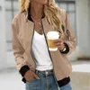 Women's Jackets Women Autumn Fashion Leisure Square Thin Pocket Jacket Blouse Coat Baseball Winter Clothes Jaqueta Feminina