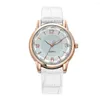 Wristwatches Simple Quartz Women's Watch Leather Strap Creative Student