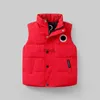 Down Coat Goose Children's Down Vest Winter Camouflage Boys and Girls 100% CanadianGoose Förtjockade små och medelstora barns down coat Vest Outwear HKD2308311