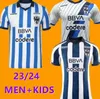 23/24 LIGA MX RAYADOS MONTERREY Camisas de futebol Home Away Especial V.JANSSEN Mori M.MEZA V.JANSSEN AKELOBA 2023 camisa de futebol masculino feminino kit infantil goleiro 8765