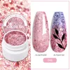 48 Color Kit Nail Polish Set Solid Cream Nail Polish Color Gel Professional Nail Gel UV/led Hybrid Nail Salon Gel Glitter Nail Gel Set Semi-Permanent Nail Art