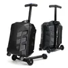 Suitcases 2023 Fashion Skateboard Scooter Suitcase For Kids Riding Luggage Adult Folding Business Board Bag Trolley