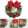 Fiori decorativi Ghirlanda di Natale per porte e finestre Decorazioni murali 2024 Ghirlanda Ornamento Decorazione domestica Guirnalda Navidad