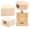 Storage Bottles 4 Pcs Sundries Organizer Jewelry Boxes Ultra Light Container Case DIY