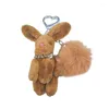 Portachiavi Figura di cuore Portachiavi Ciondolo in peluche Portachiavi Zaino Pompon Goccia