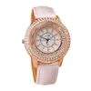 Ladies Watch Quartz Glass Life Strap De Wristwatch Montre Leather Luxe Wristwatches Waterproof Watch Gold Svmct