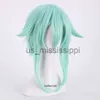 Косплей парики меч искусство онлайн -меч Sinon Cosplay Wig Asada Shino Blue Theateptaint Synthetic Hair Cap x0901