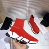 Sock Shoes Designer Running Shoes Speed Runner Trainers Lace up Trainer Women Men Shoe Runners Sneakers Fashion Socks Boots Stretch Knit Sneaker
