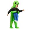 Disfraz inflable ET Alien para niños y adultos, trajes de Anime, vestido de mascota, disfraces de mascota para fiesta de Halloween para hombre, mujer, niños y niñas