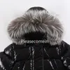 Piumino monclair francese da donna lungo invernale di alta qualità Cappotto caldo addensato Giacca da esterno con cappuccio moda Colletto in pelliccia di volpe