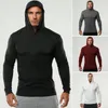 Men's Hoodies Solid Color Men Hoodie Breathable Soft Cotton For Casual Fitness Wear Slim Fit Long Sleeves Autumn