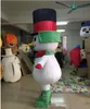 Halloween Big Snowman Mascot Costume Wysoka jakość Dostosowanie kreskówki Snow Man