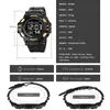 Montres-bracelets Skmei marque étanche Sports de plein air montres numériques pour hommes LED compte à rebours Chrono réveil Relogios Masculino