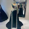 فساتين سهرة ألبانية Caftan التقليدية مع قطار القطار القابل للفصل ، رداء الأزياء الصياد De Soiree de Mariage Prom204v