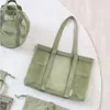 Borse da sera Moda Mesh Spalla cava Borsa da lavaggio traspirante di grande capacità Viaggio Casual Spiaggia Nuoto Necessità di stoccaggio