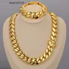 Großhandel Hip Hop Schmuck 20mm Luxus 10k 18k 24k real Gold plattiert maßgeschneiderte kubanische Miami Cuban Link -Kette Halskette für Männer