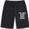 Men's Shorts I'm LANCE DOING THINGS Funny Christmas Gift Idea Summer Wholesale Boy For Men Cotton