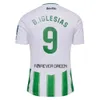 23 24 Real Betis Isco Soccer Jerseys Copa del Rey Final Away Joaquin B.iglesias Camiseta de Futbol Juanmi Estadio 4番目の2023特別キッズゴールキーパーManga Corta