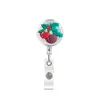 Business Card Files The Flowers Retractable Badge Reel With Alligator Clip Name Nurse Id Holder Decorative Custom Drop Delivery Otgk8