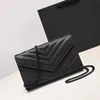 Designer de ombro crossbody woc bolsas femininas envelope couro genuíno cassandre matelasse moda luxo bolsa preto cáqui