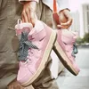 Chaussures décontractées Lanviin léopard chaussures pour hommes chaussures de mode Couple chaussures de planche haute hommes femmes chaussures de sport décontractées chaussures de planche lanfang baskets O53V