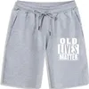 Short pour hommes Old Lives Matter Funny Gag Birthday Gift Men Femmes Premium Rife Coton cool pour un style simple