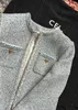 Giacche da donna vintage 2023 Designer da donna Giacca blazer in tweed Cappotto femminile Abito da passerella milanese Causale Manica lunga Top Abbigliamento Completo A110