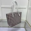 Verkaufe Coabag Große Kapazität Luxus Handtasche Frauen Designer Tasche Totes Große Kapazität Einkaufstaschen Mode Multifunktionale Tausend Vogel Karomuster Brieftasche