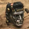 Bandringe Gothic Herren Vintage Frankensteins Totenkopf Ring Punk Schmuck Geschenk für Männer Ring T230727