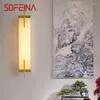 Applique SOFEINA laiton lumière LED moderne luxe marbre appliques luminaire décor intérieur pour maison chambre salon couloir