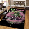 Funny Rat Fink Printed Carpet for Living Room Home Decoration Coffee Tables Bedside Large Area Rugs Bay Window Floor Mat HKD230901