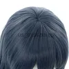 Cosplay Wigs Lemail perruque cheveux synthétiques Anime noir trèfle Nero Cosplay perruque Nero 30 cm courte couleur mixte perruques Cosplay perruques résistantes à la chaleur x0901