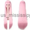 Cosplay Perücken Anime DARLING in the FRANXX 02 Zero Two Cosplay Perücken 100 cm lange rosa Kunsthaar Perucas Perückenkappe x0901