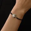 Fußball-Armband, silbernes Fußball-Charm-Armband, verstellbare Partygeschenke, Fußball-Team-Armbänder, geflochtenes Seil-Armband für Teenager, Jungen, Mädchen, Teamspieler, Geschenke