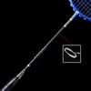 Badmintonschläger Badmintonschläger 1 Stück Kohlefaser-Badmintonschläger Professioneller Trainingsschläger mit Saitentasche 4u 22-30lbs Sport Herren z Speed mit Geschenk Q