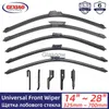 Limpadores de pára-brisa OEM Universal Wiper Blades para Slim Top Lock J Hook Soft Borracha Carro Limpadores de pára-brisas Atacado Auto Peças de Reposição X0901