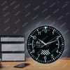 Horloges murales Klassieke hoogtemeter Ronde Wandklok Moderne Instrument Stijl Pilot Vliegtuig Hoogtemeting décor à la maison