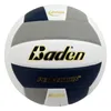Balles en cuir jeu d'intérieur taille officielle volley-ball NavyGray 230831