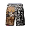 Men's Shorts Cody Lundin Fashion Boxing Training Mens MMA BJJ Digital Printing Animal Pattern Sport Short For Man Gym